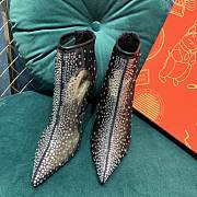 Christian Louboutin Black Constella 100 Crystal Boots - 6