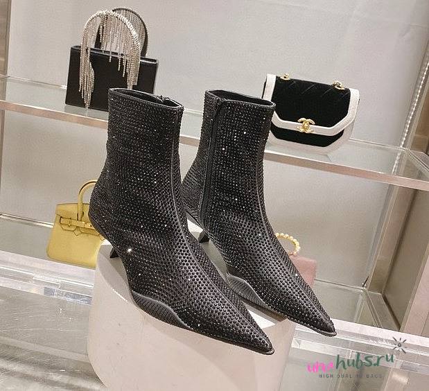 Prada black glitter boots - 1