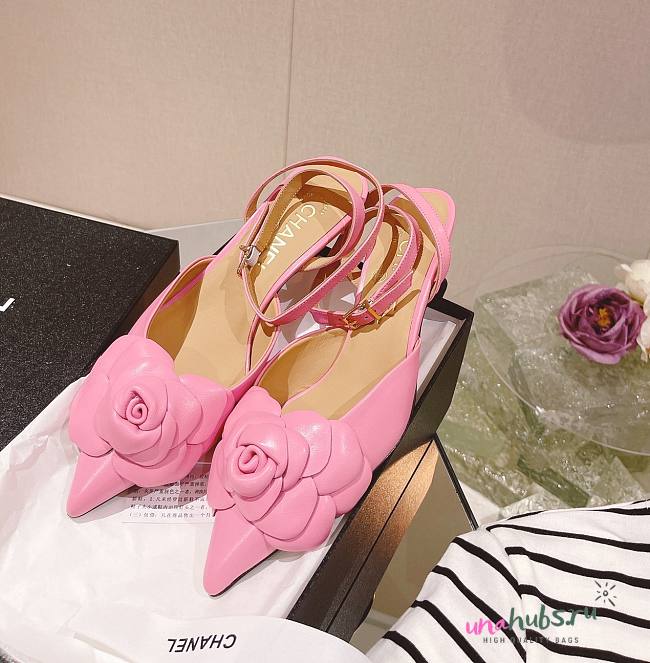 Chanel pink rose sandals - 1