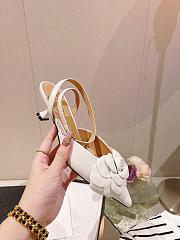 Chanel white rose sandals - 4