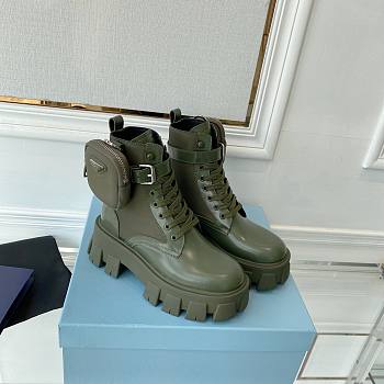 Prada green boots