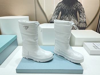 Prada Moon white boots