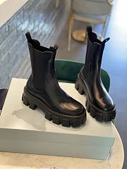 Prada Monolith brushed leather boots - 1