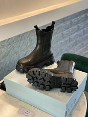 Prada Monolith brushed leather boots - 3