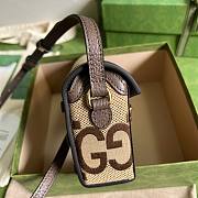 Gucci Mini Horsebit GG Jumbo shoulder bag - 5