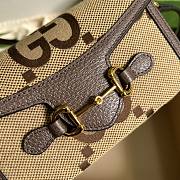 Gucci Mini Horsebit GG Jumbo shoulder bag - 2