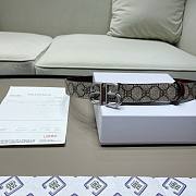 Gucci x Balenciaga silver belt 3cm - 4