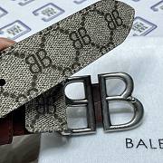 Gucci x Balenciaga silver belt 3cm - 2