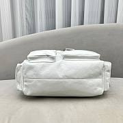 Balenciaga superbusy white leather bag - 3