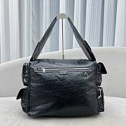 Balenciaga superbusy black leather bag - 4