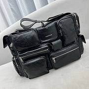 Balenciaga superbusy black leather bag - 2