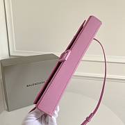 Balenciaga Hourglass Stretch Sling Pink Bag - 5
