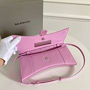 Balenciaga Hourglass Stretch Sling Pink Bag - 4