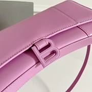 Balenciaga Hourglass Stretch Sling Pink Bag - 3