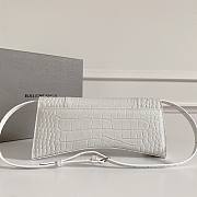 Balenciaga Hourglass Stretch Sling White Bag - 6