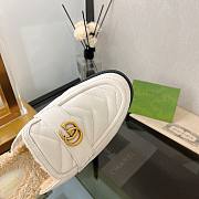 GUCCI white shearling-lined leather flat - 2