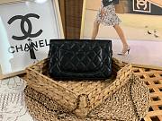 Chanel Woc CC chain black leather bag - 5