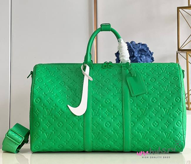 Louis Vuitton Keepall 50 Green M20963 Bag - 1