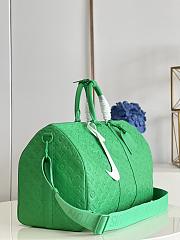 Louis Vuitton Keepall 50 Green M20963 Bag - 6