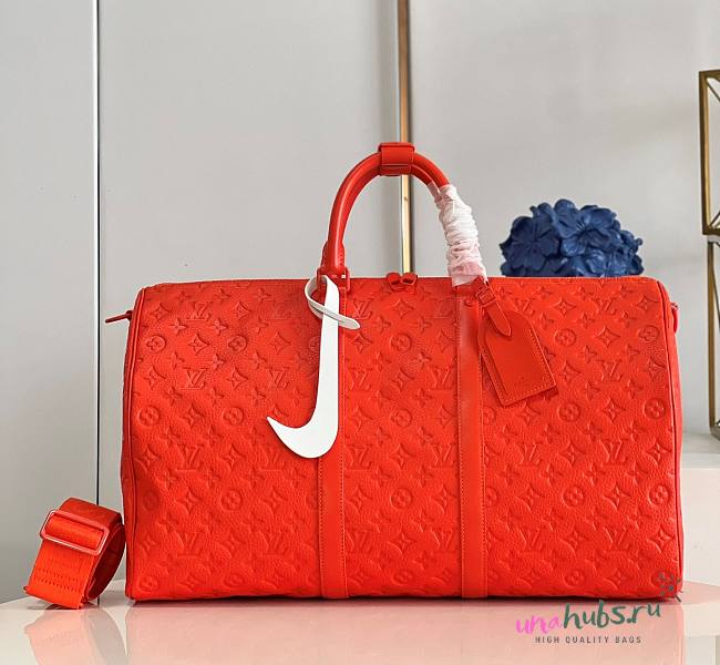 Louis Vuitton Keepall 50 Orange M20963 Bag - 1