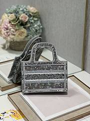 Dior book tote glitter mini bag - 2