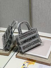 Dior book tote glitter mini bag - 6