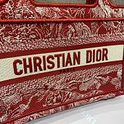 Dior book tote red mini bag - 6