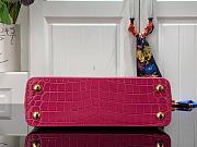 Louis Vuitton Hot Pink Crocodile Capucines PM - 5