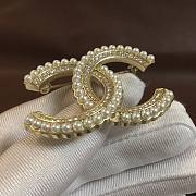 Chanel pearl brooch - 3