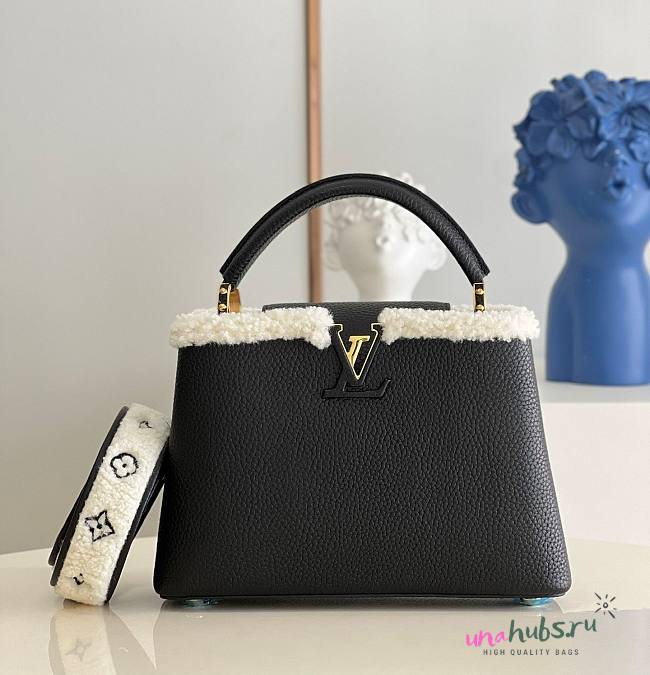 Louis Vuitton Capucines BB M59267 Black Bag - 1