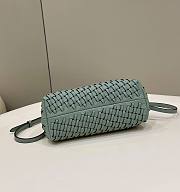 Fendi First small mint braided leather bag  - 5