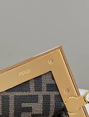 Fendi First small mint braided leather bag  - 3