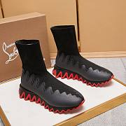 Louboutin Sharky Black Sock Man - 1