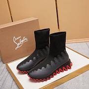 Louboutin Sharky Black Sock Man - 5