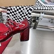 CHRISTIAN LOUBOUTIN Miss Jane red patent leather pumps - 4