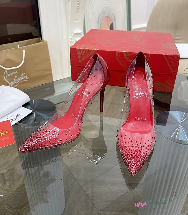 Louboutin red heels - 1