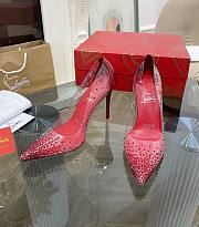 Louboutin red heels - 1