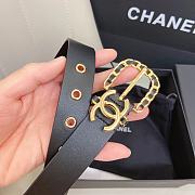 Chanel black CC belt 3cm - 3