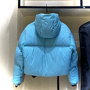 Prada blue puffer coat - 6