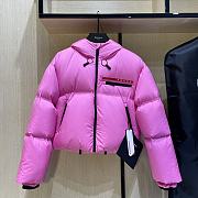 Prada pink puffer coat - 1