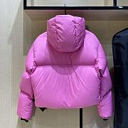 Prada pink puffer coat - 5