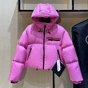 Prada pink puffer coat - 3