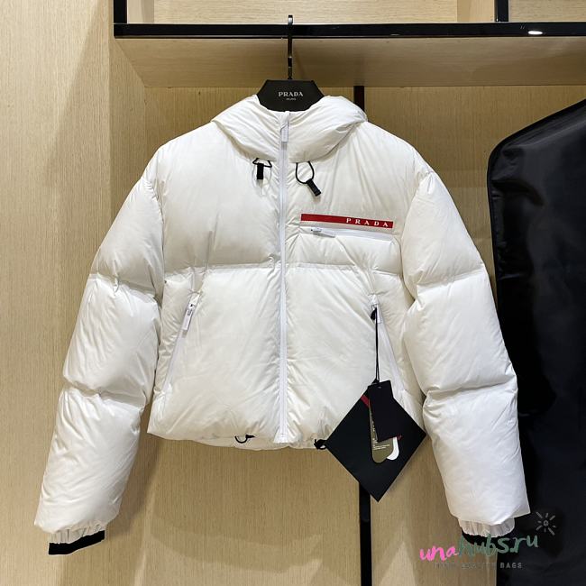 Prada white puffer coat - 1