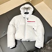 Prada white puffer coat - 2