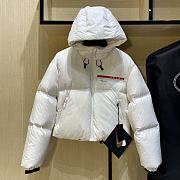 Prada white puffer coat - 4