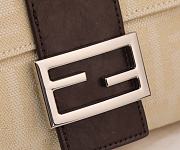 Fendi zucca beige baguette medium bag - 3