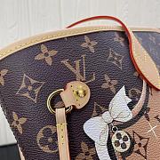 Louis Vuitton neverfull cat MM size bag  - 5