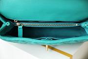 Chanel Coco Handle Blue Large Caviar Bag - 5