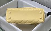 Chanel Coco Handle Yellow Caviar Small Bag - 2