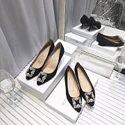 Manolo Blahnik Black Glitter Heels (2cm/5cm/7cm/10cm) - 4